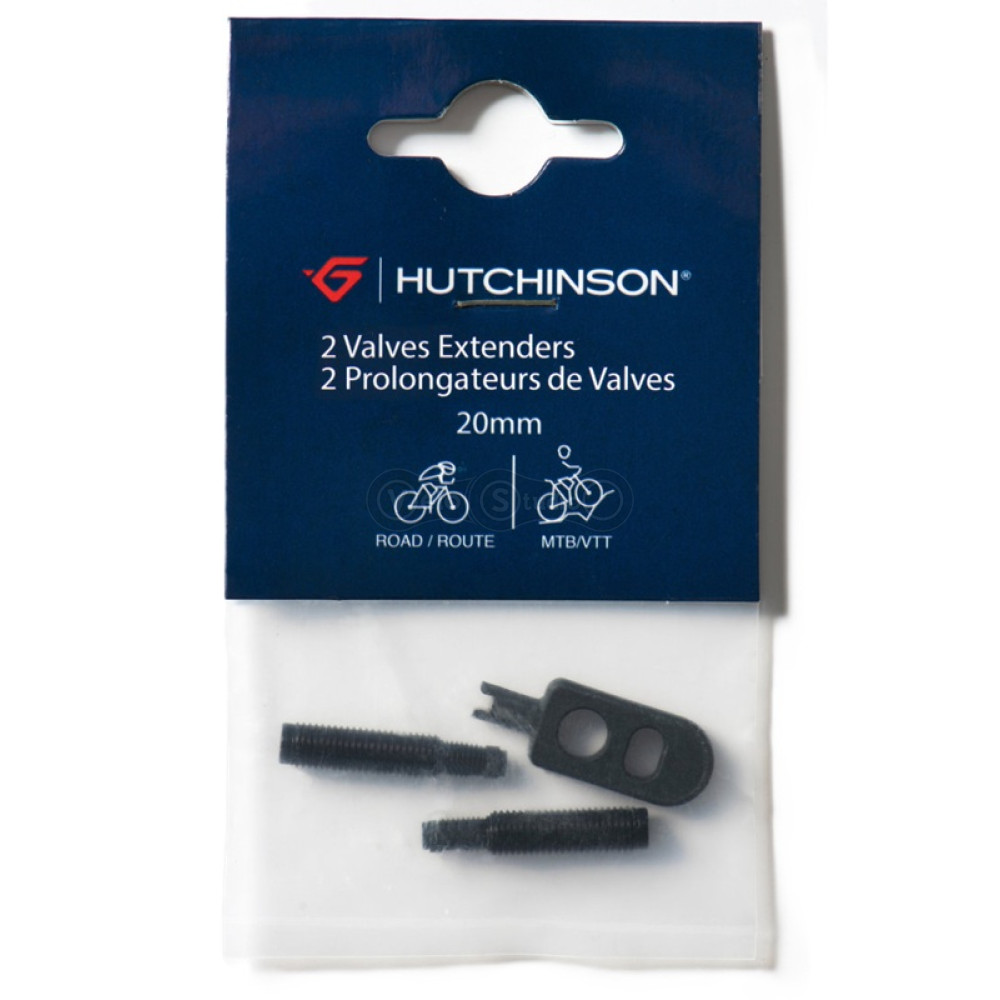 Подовжувач ніпелю Hutchinson Prolongateur 20 мм - 2 штуки + ключ