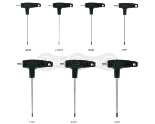 Набір шестигранних ключів VAR CL-18000-02/08 7штук