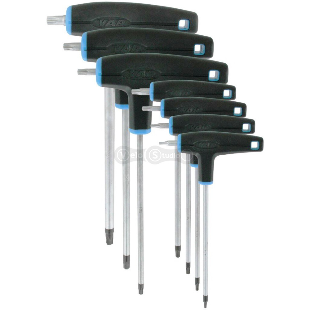 Набор ключей Torx VAR CL-18200-07/40 7штук пластиковой ручкой