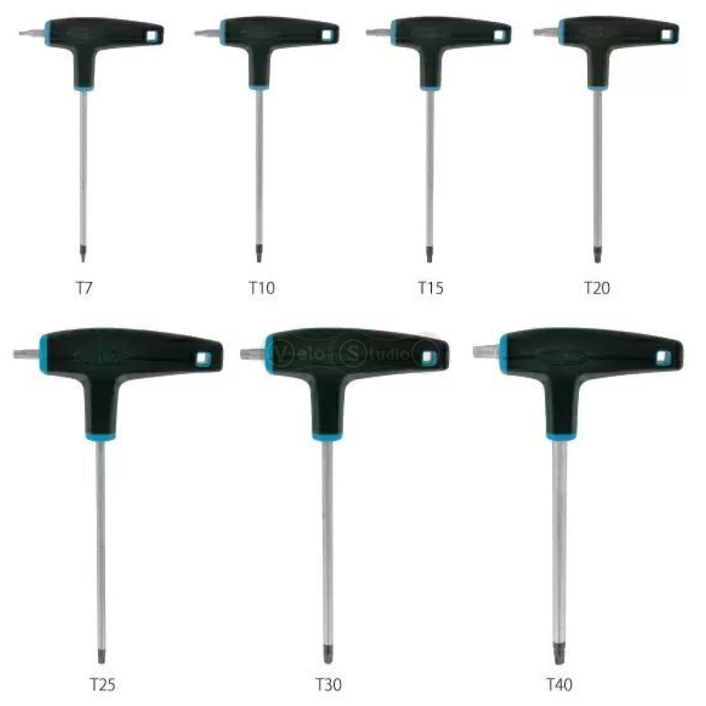 Набор ключей Torx VAR CL-18200-07/40 7штук пластиковой ручкой