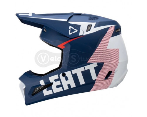 Мотошлем Leatt Helmet Moto 3.5 Royal S (55-56 см) + Маска Velocity