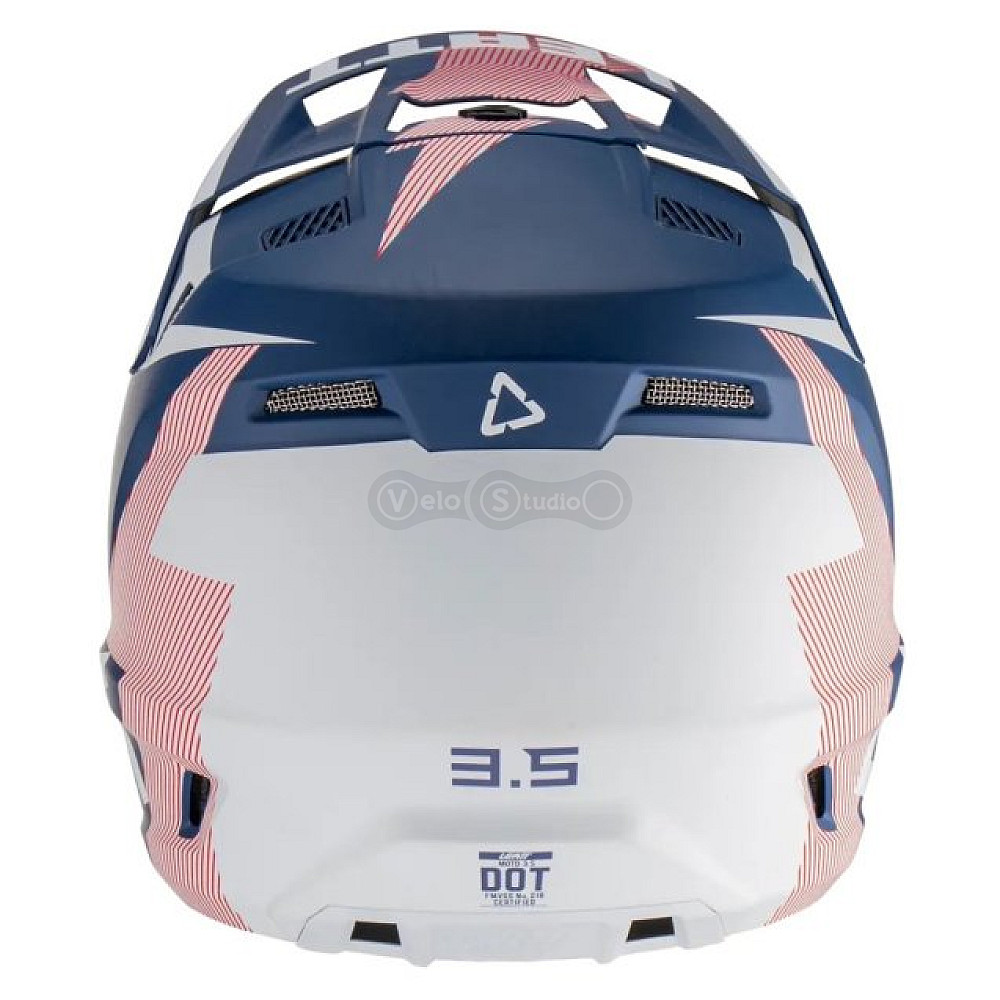 Мотошолом Leatt Helmet Moto 3.5 Royal S (55-56 см) + Маска Velocity