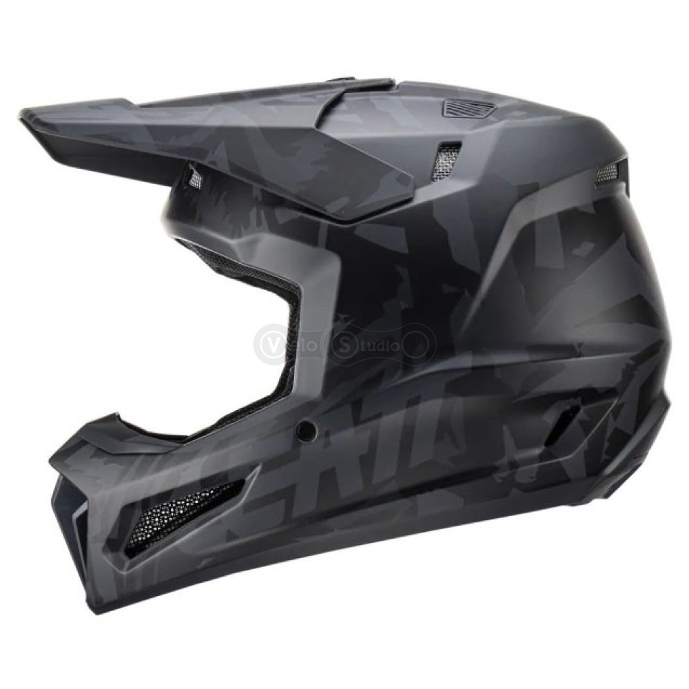 Мотошолом Leatt Helmet Moto 3.5 Stealth S (55-56 см) + Маска Velocity