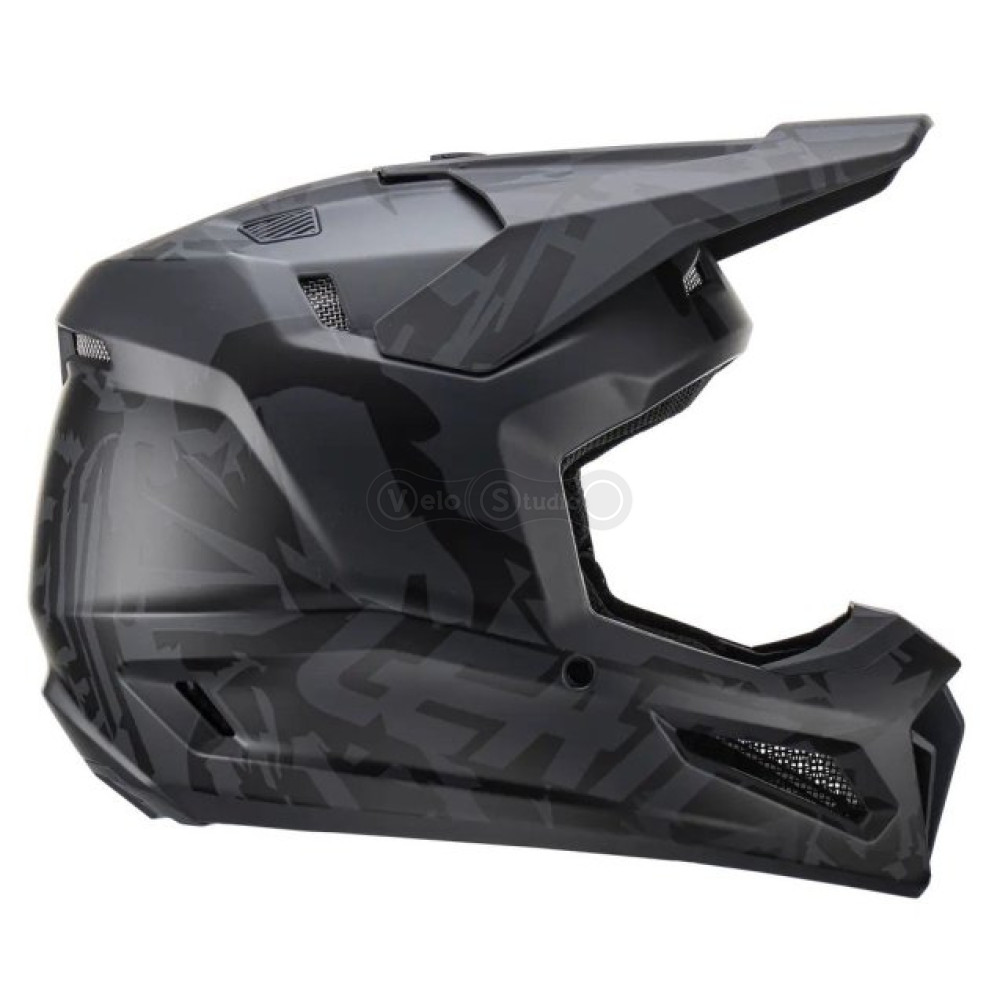 Мотошолом Leatt Helmet Moto 3.5 Stealth S (55-56 см) + Маска Velocity