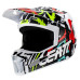 Мотошолом Leatt Helmet Moto 3.5 Zebra XS (53-54 см) + Маска Velocity