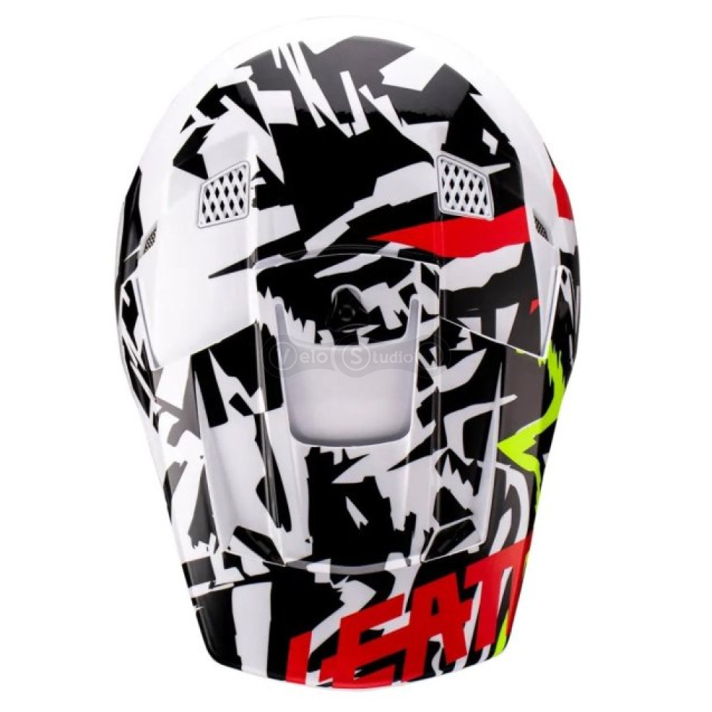 Мотошолом Leatt Helmet Moto 3.5 Zebra XS (53-54 см) + Маска Velocity