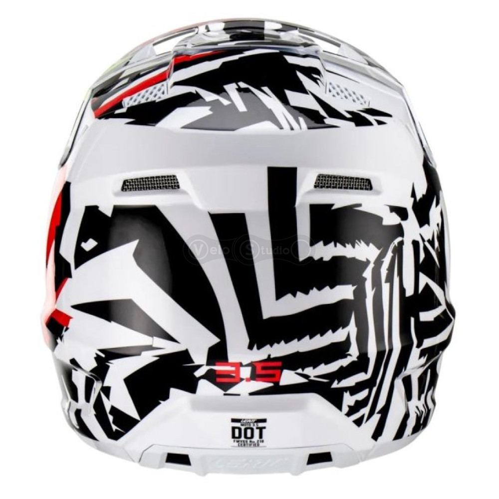 Мотошолом Leatt Helmet Moto 3.5 Zebra XS (53-54 см) + Маска Velocity