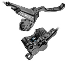 Дисковые передние гидравлические тормоза TRP Quadiem G-Spec-LH F 4 поршня, 1900мм, черные