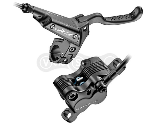 Дисковые передние гидравлические тормоза TRP Quadiem G-Spec-LH F 4 поршня, 1900мм, черные