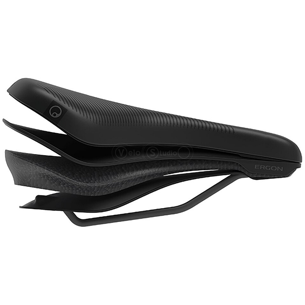 Седло Ergon ST Core Evo Men S/M 272x170 мм black/grey