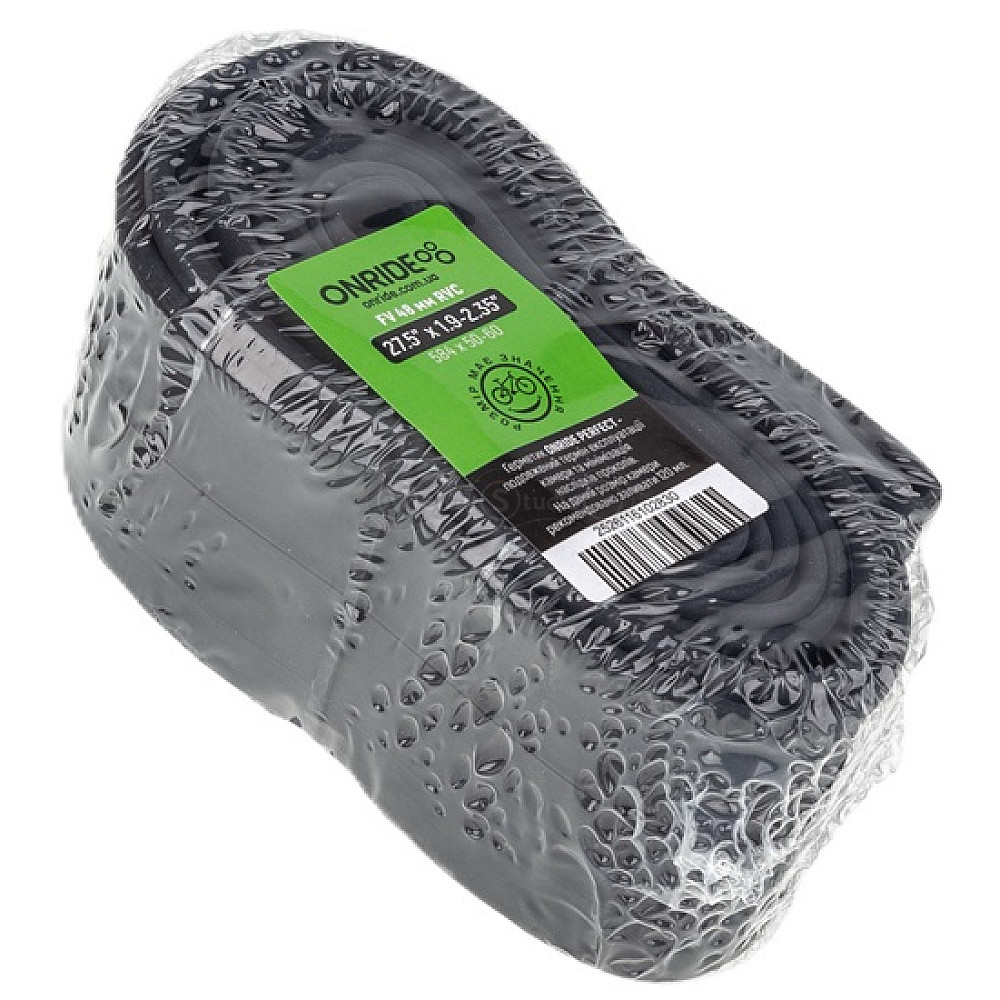 Вело камера ONRIDE Classic 27,5"x1.9-2.35" (584x50-60) FV 48 RVC (polybag)