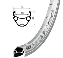 Обод Remerx DRAGON LINE RX 719, 26'', 559x19, 32 отв, AV, серый, V-Br,CNC