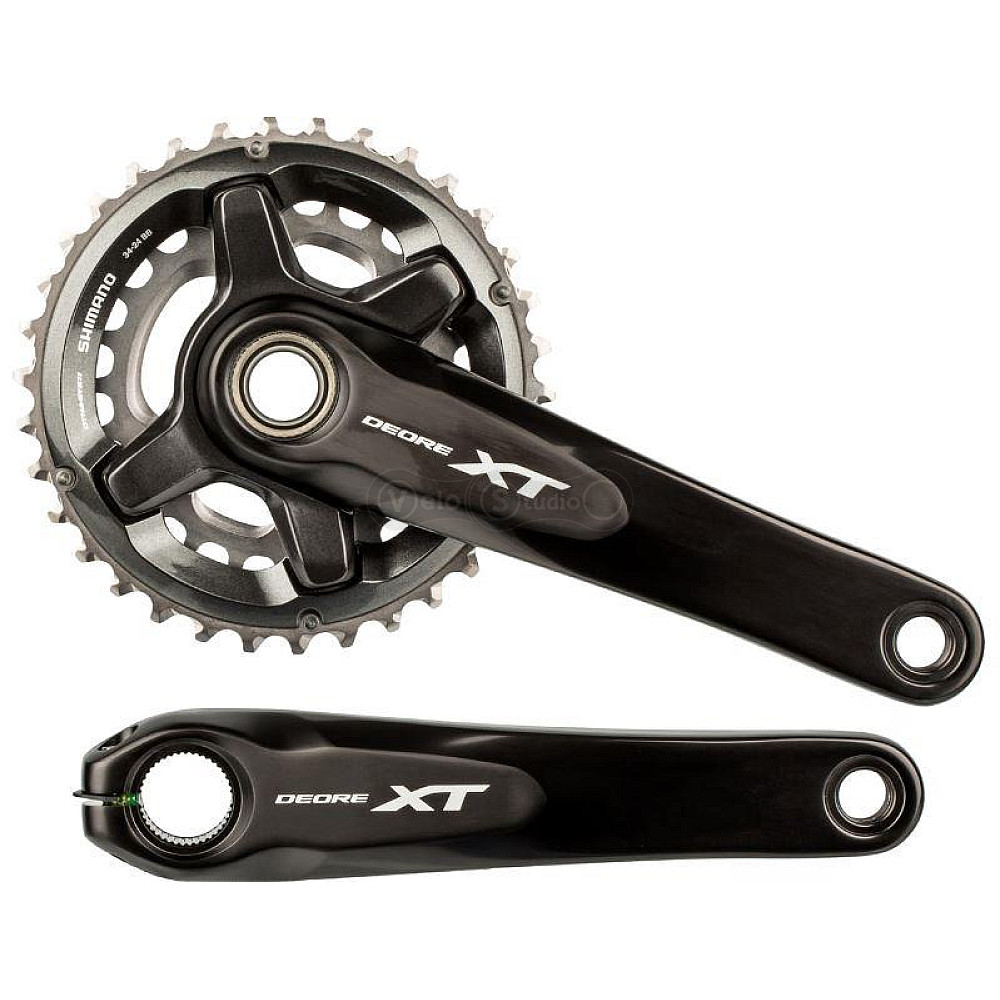 Шатуны Shimano FC-M8000-2x11 DEORE XT, Hollowtech 175мм 34x24T