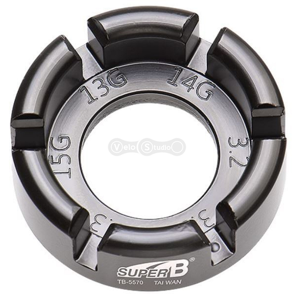 Спицной ключ SuperB TB-5570 размер ниппеля 13-15 G, 3.2, 3.3, 3.5 мм