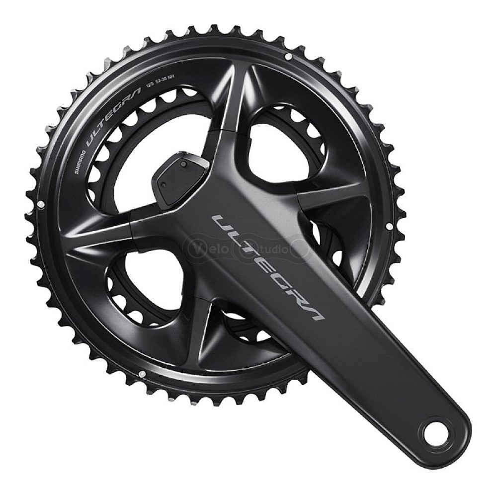 Шатуни Shimano FC-R8100-P 2x12 швидкостей 175 мм 52x36 з вимірювачем потужності