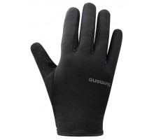 Вело перчатки Shimano Light Thermal чёрные размер XL