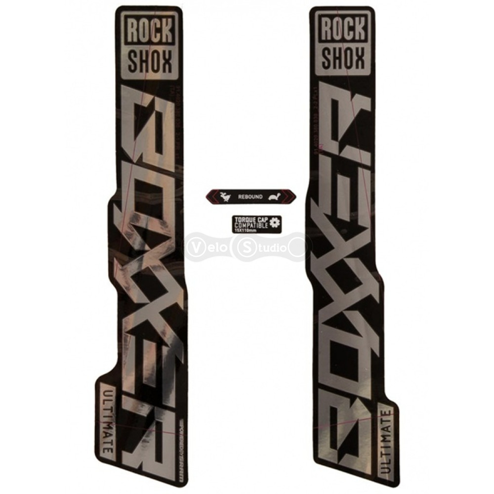 Наклейки на вилку RockShox BoXXer SELECT 27/29 GGRY/DFB