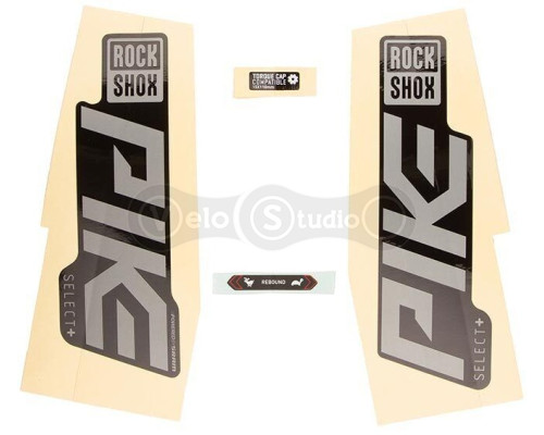 Оригінальні наклейки на вилку RockShox PIKE SELECT+ 27/29 MPLR/BLK