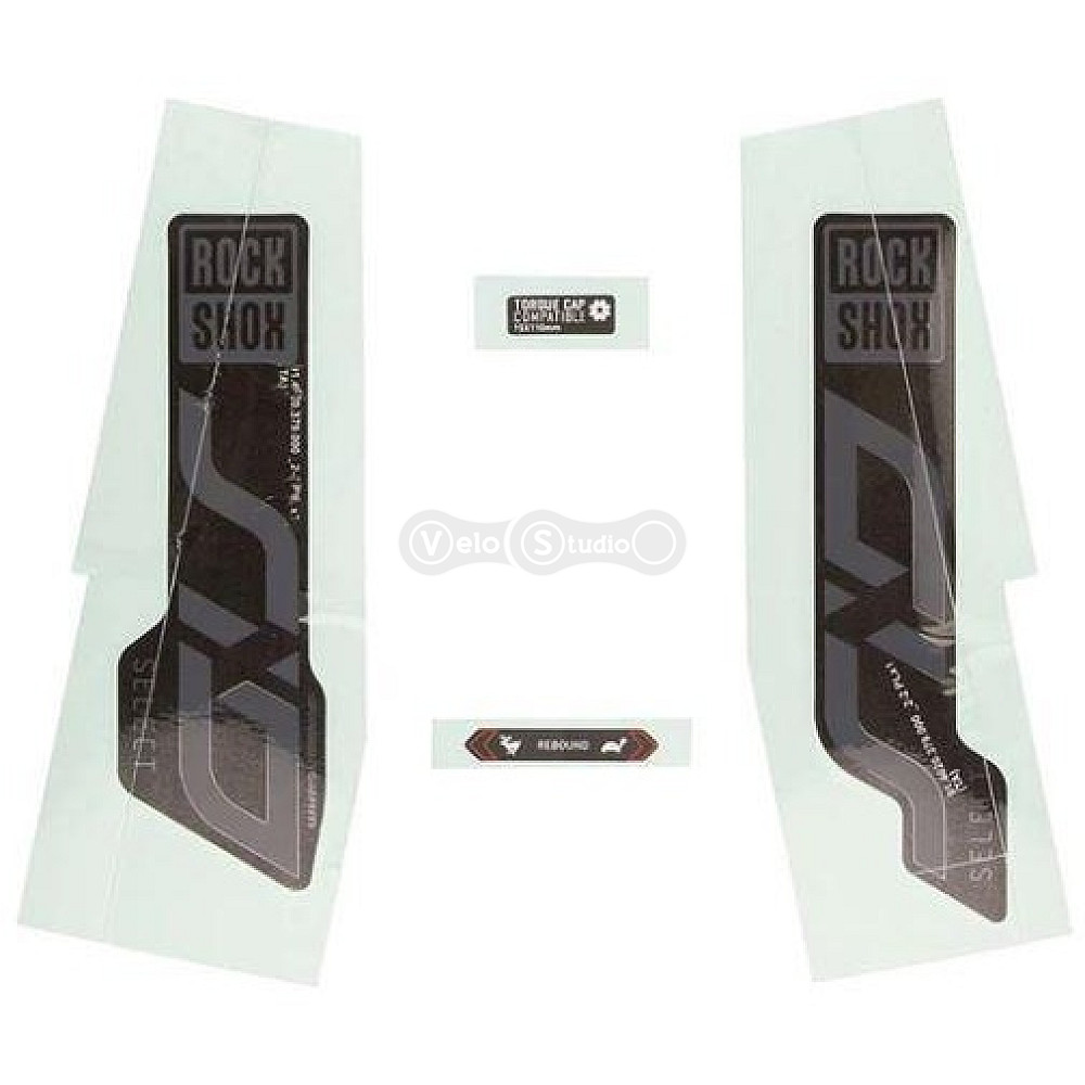 Наклейки на вилку RockShox SID SELECT 80-100 27/29 GGRY/DFB