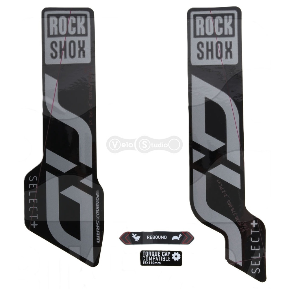 Наклейки на вилку RockShox SID SELECT 80-100 27/29 MGRY/BLK