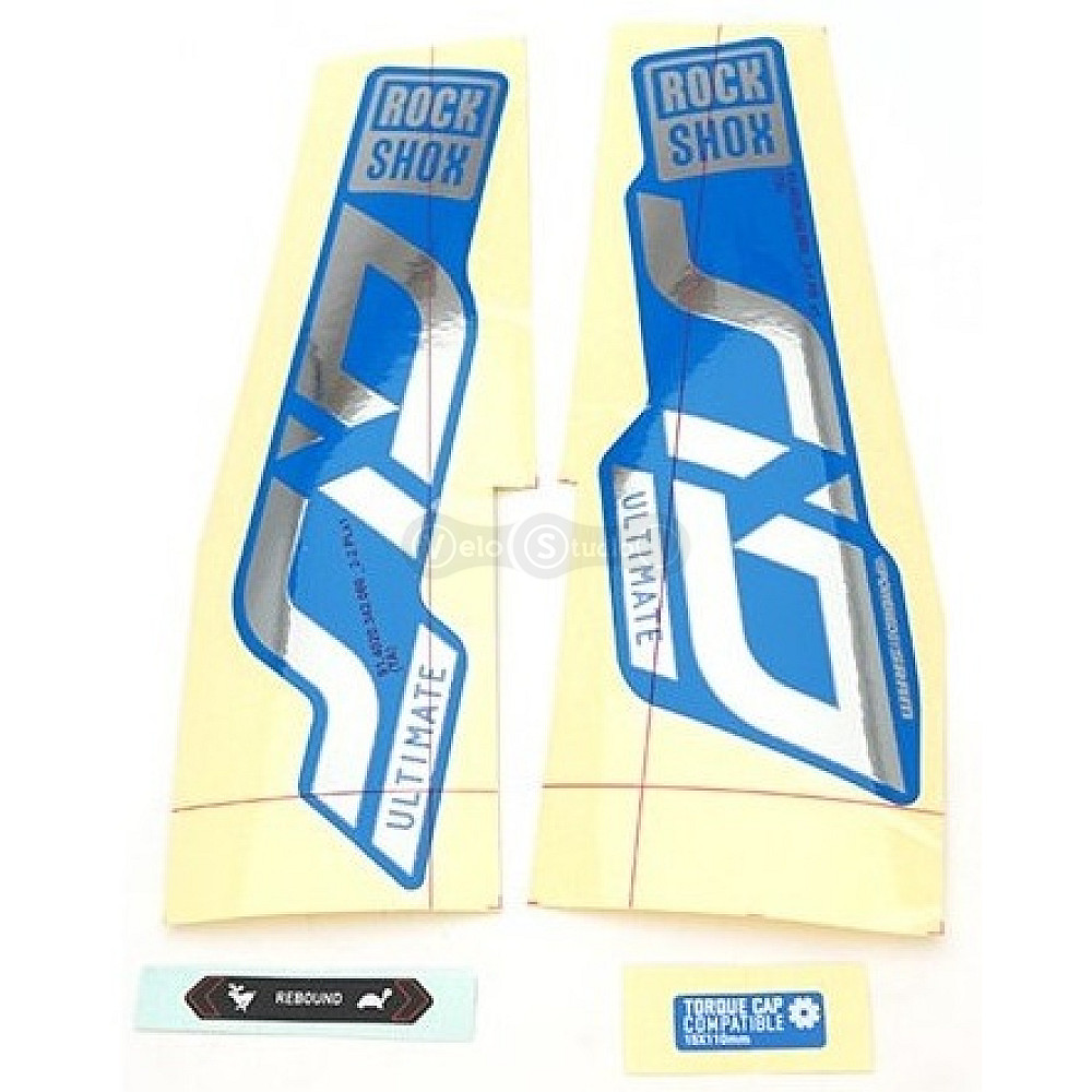 Набір оригінальних наклейок на вилку RockShox SID ULTIMATE 80-100 27/29 GPLRF/BLU