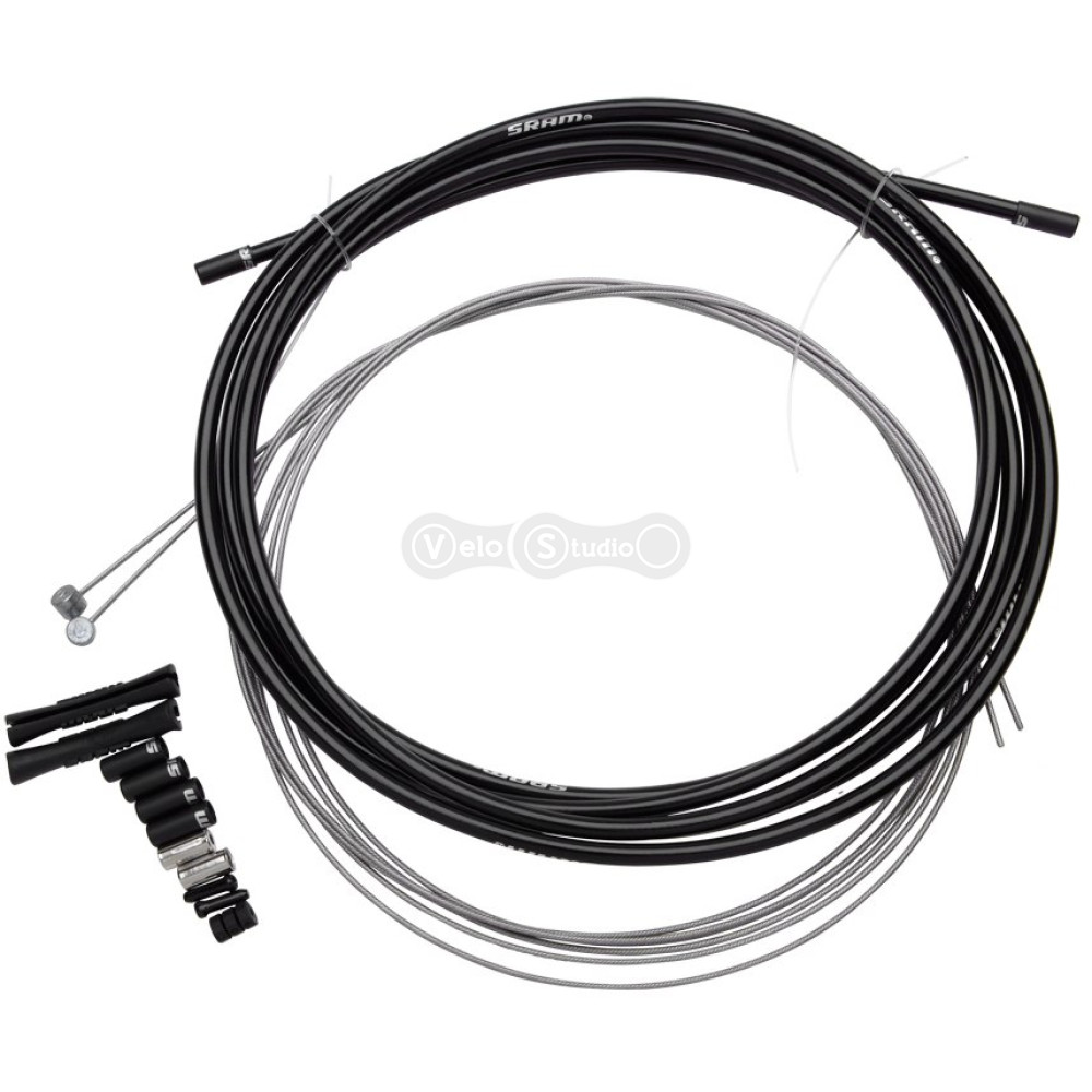 Комплект тросов и рубашек SRAM MTB Brake Cable Kit Black 5mm - нержавеющая сталь