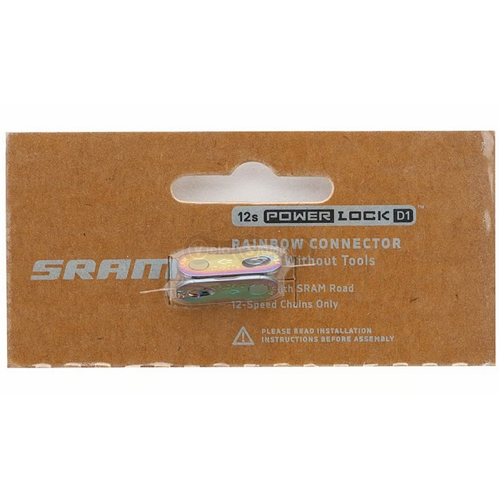 Замок ланцюга SRAM Flattop Chain Connector 12 швидкостей Rainbow - 4 штуки
