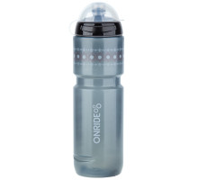 Фляга ONRIDE Own 800 мл, з ковпачком, прозора чорна