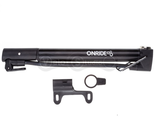 Насос напольный ONRIDE CL Puff алюминий, с манометром, клапан под FV/AV