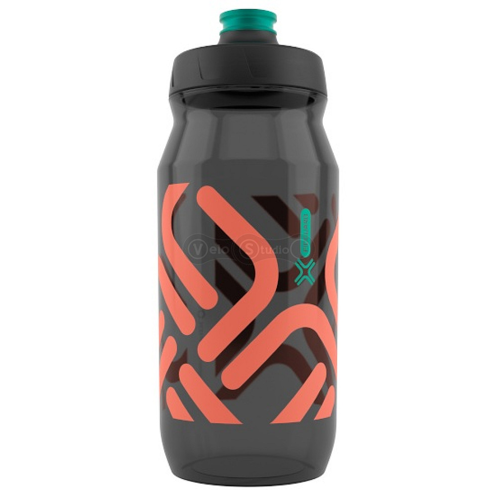 Антибактеріальна фляга FIDLOCK BOTTLE 600мл., прозора/чорна/жовтогаряча