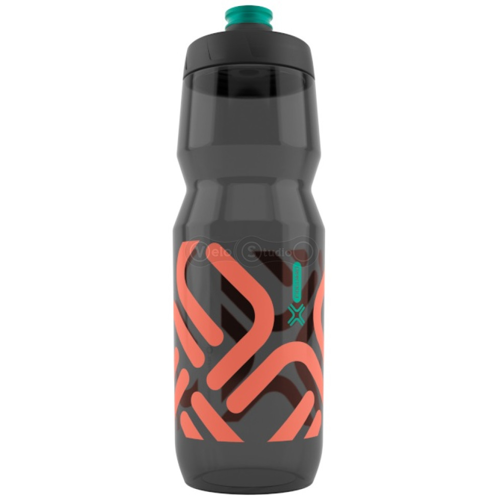 Антибактериальная фляга FIDLOCK BOTTLE 750мл., прозрачная/черная/оранжевая