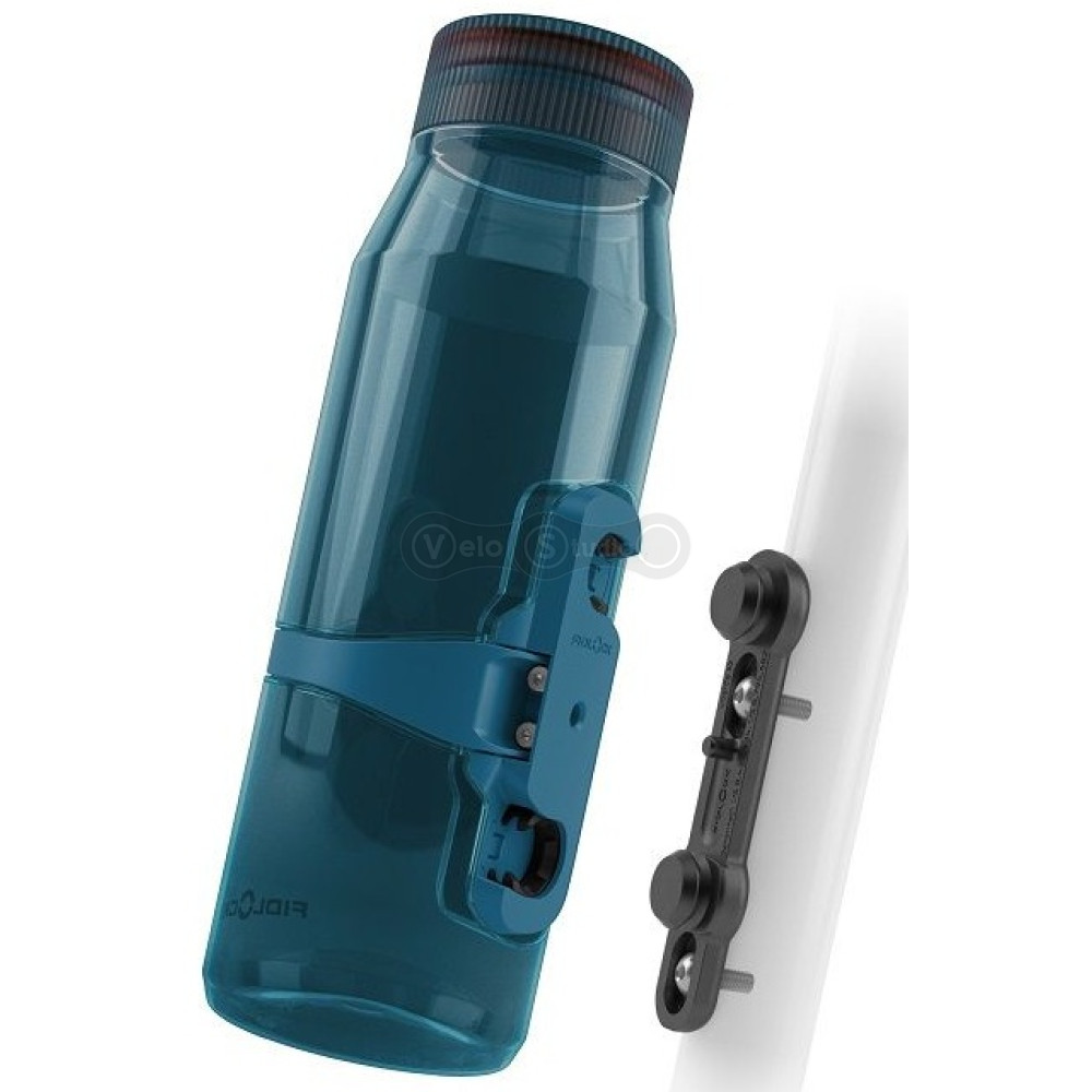 Фляга з магнітним утримувачем та базою FIDLOCK TWIST bottle 700мл., прозорий/синій