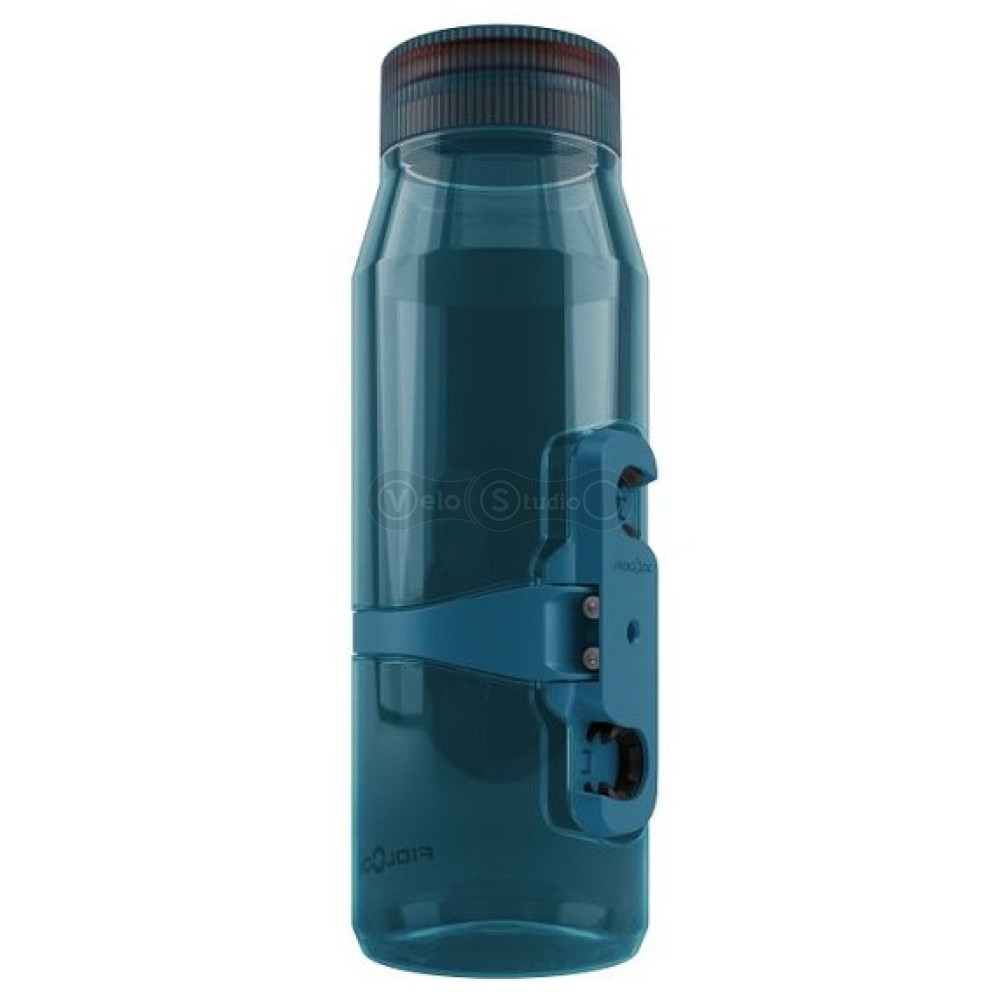 Фляга з магнітним утримувачем та базою FIDLOCK TWIST bottle 700мл., прозорий/синій