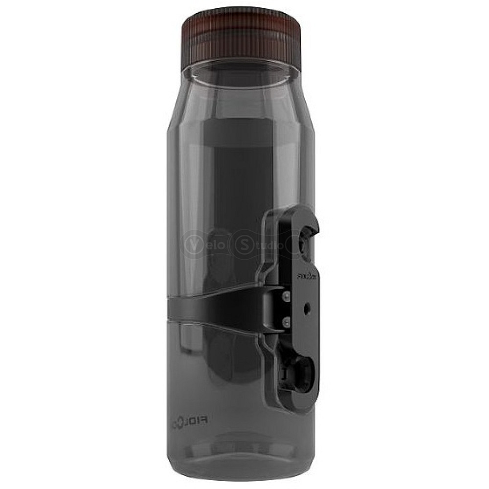 Фляга с магнитным держателем и базой FIDLOCK TWIST bottle 700мл., прозрачный/черный