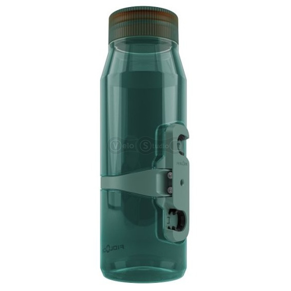 Фляга з магнітним утримувачем та базою FIDLOCK TWIST bottle 700мл., прозорий/зелений
