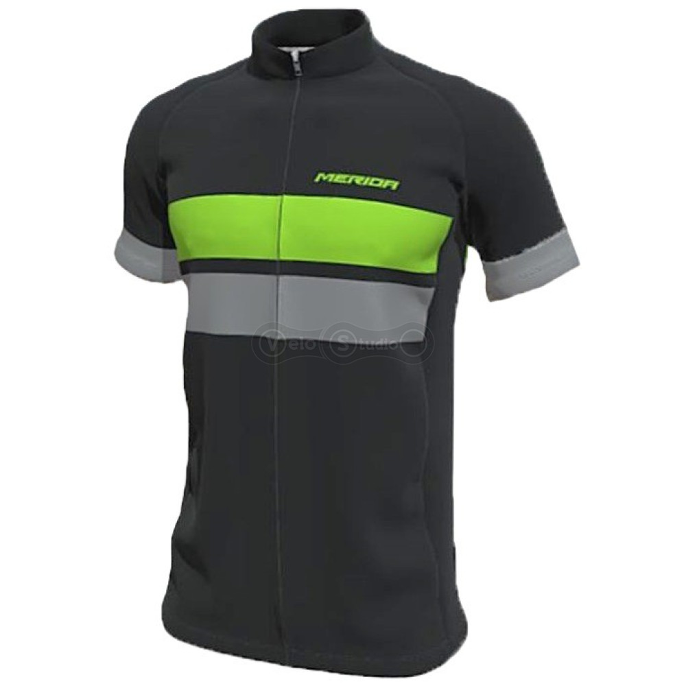 Вело джерси MERIDA E-TRAIL SHORT SLEEVE JERSEY GREEN/GREY L