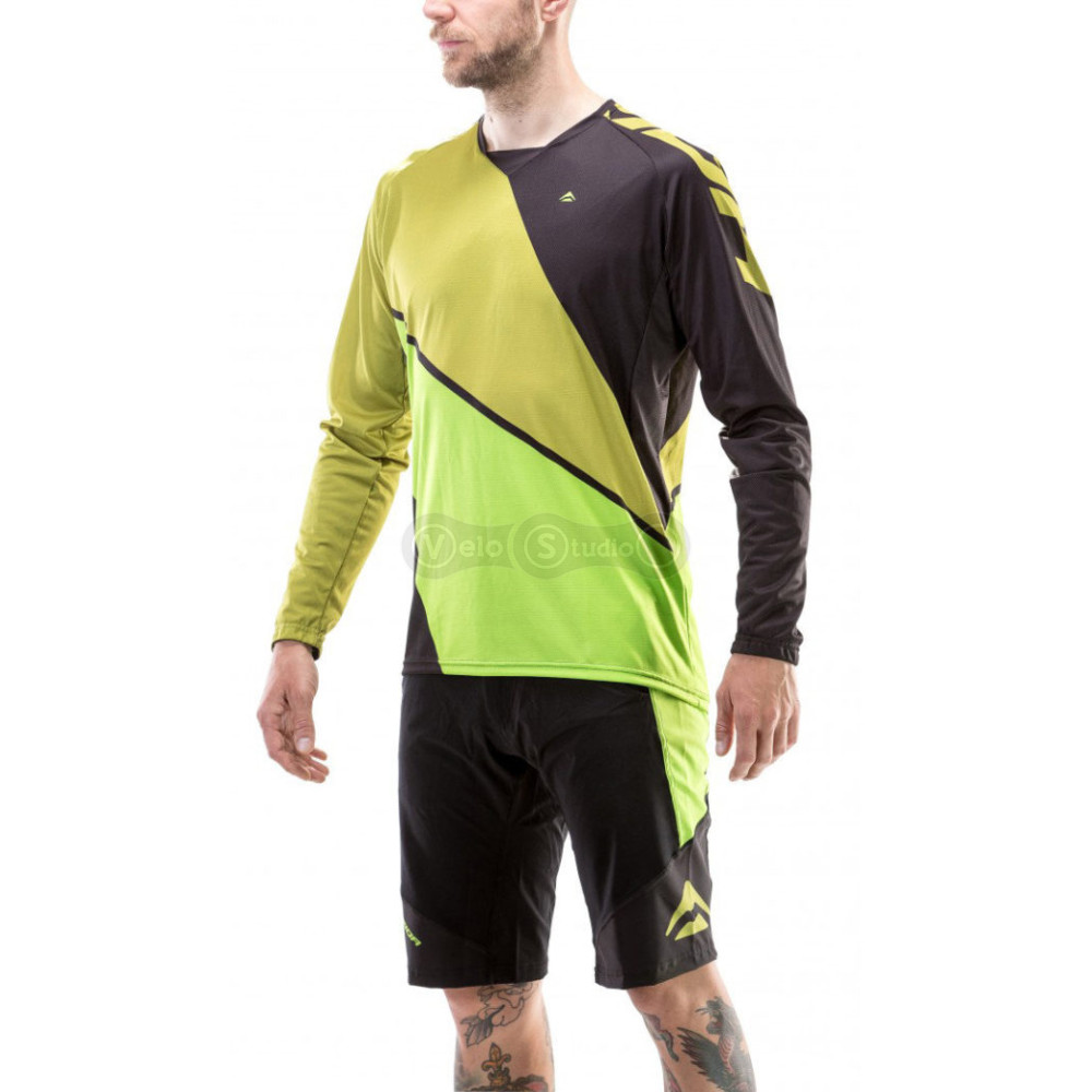 Вело джерси MERIDA ENDURO LS LONG SLEEVE JERSEY GREEN/GREEN XL