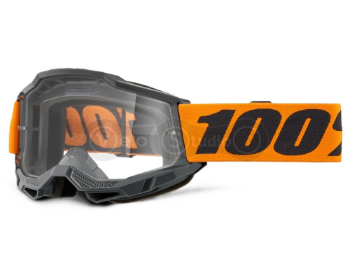Маска 100% ACCURI 2 Goggle [Orange], Clear Lens