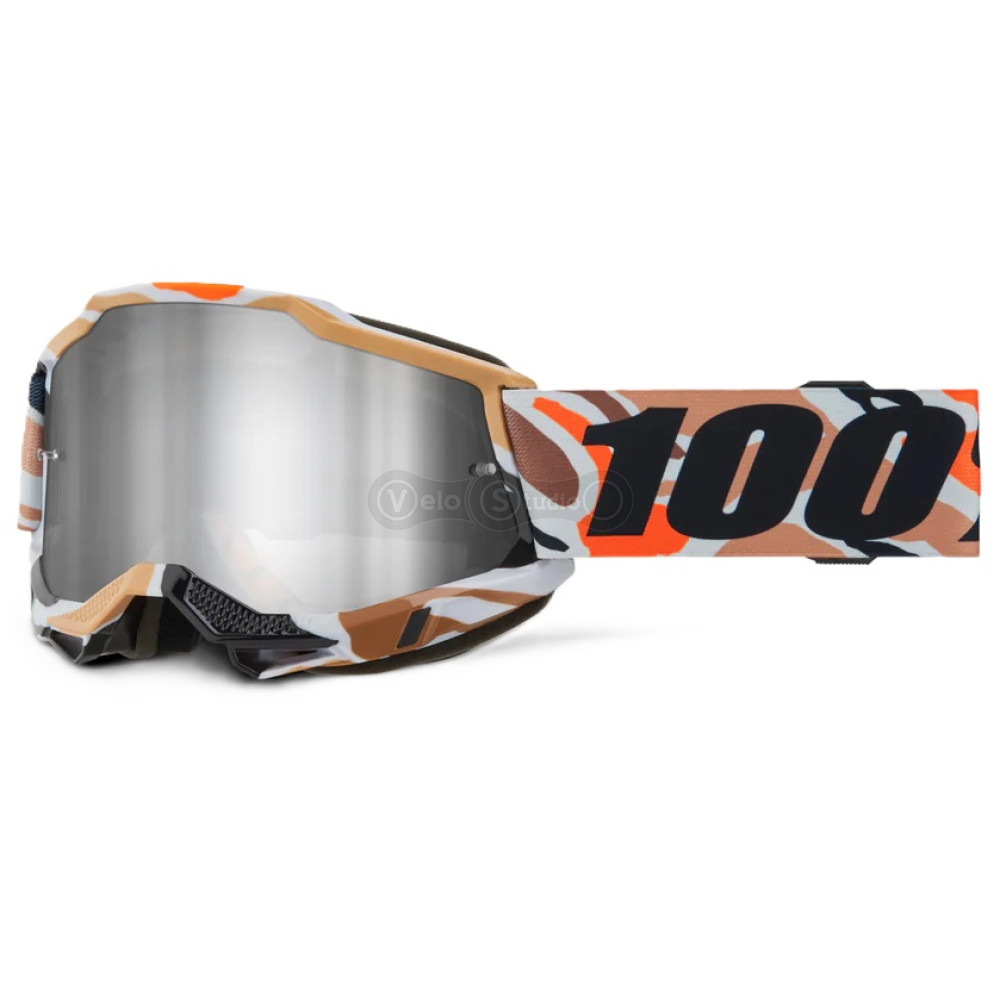 Маска 100% ACCURI 2 Goggle [Flea], Mirror Silver Lens