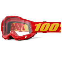 Маска 100% ACCURI 2 OTG Goggle [Red] - Clear Lens, OTG