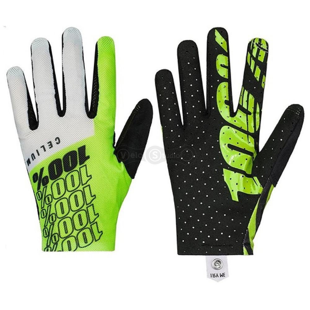 Вело перчатки Ride 100% CELIUM Glove [Fluo Yellow], L