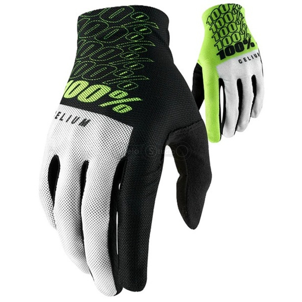 Вело перчатки Ride 100% CELIUM Glove [Fluo Yellow], M