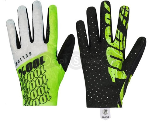 Вело перчатки Ride 100% CELIUM Glove [Fluo Yellow], XXL