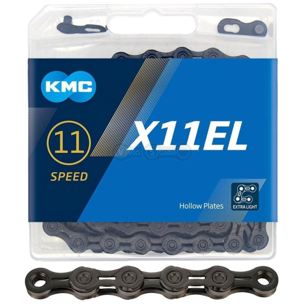 Ланцюг KMC X11EL BlackTech 11 швидкостей, 118 ланок + замок