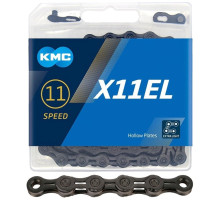 Ланцюг KMC X11EL BlackTech 11 швидкостей, 118 ланок + замок