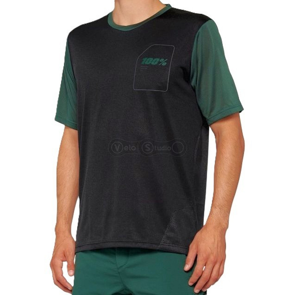Вело джерсі 100% RIDECAMP Jersey [Forest Green], L
