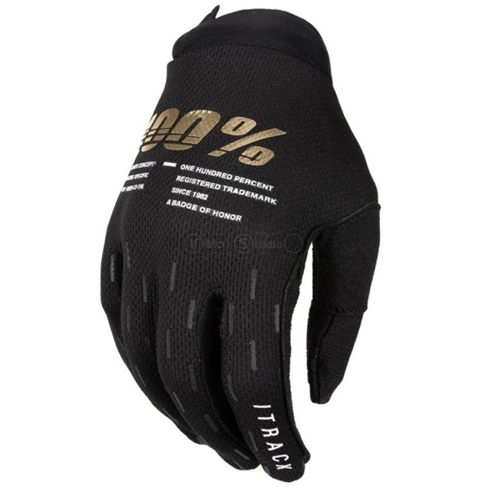Детские перчатки 100% ITRACK Youth Glove [Black], YXL (8)