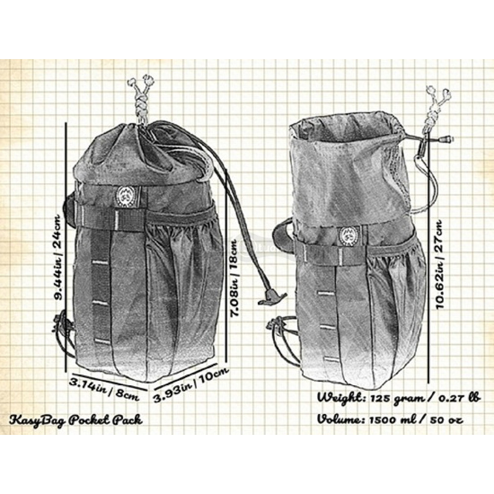 Сумка на руль KasyBag Pocket Pack One hand (кормушка) Black-Gray