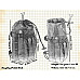 Сумка на руль KasyBag Pocket Pack One hand (кормушка) Black-Gray