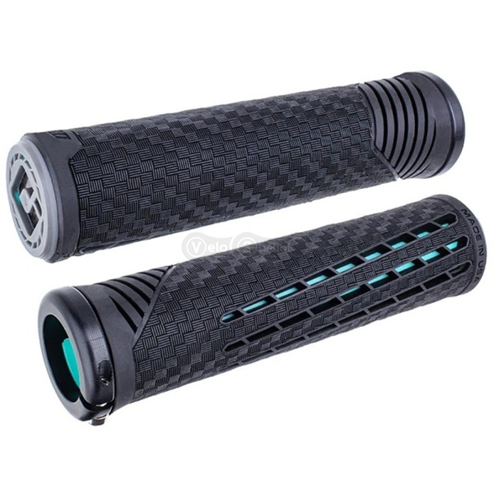 Грипсы ODI CF Grip v2.1 Lock-On Black / Mint